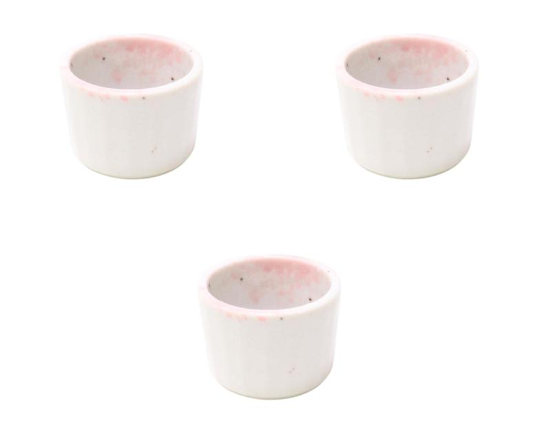 3個セット ムラサキ吹千代口 [ 4.2×3.5cm ] | 松花堂 セトモノホンポ(Setomonohonpo)