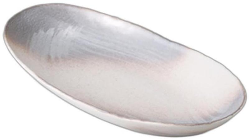 志野11.0小判皿 [ 33 x 16.5 x 4.5cm ] | 盛鉢 陶器 セトモノホンポ(Setomonohonpo)