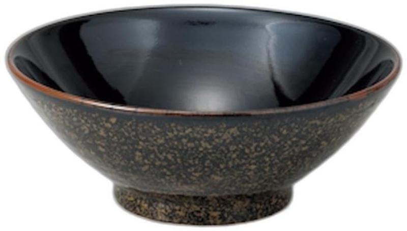 錦天目6.3そば丼 [ 19.2 x 19.2 x 7.8cm ] | そば丼 セトモノホンポ(Setomonohonpo)