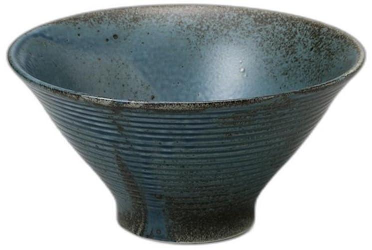 わび紺ねず6.5千段高ハマ丼 [ 20 x 20 x 10cm 1100cc ] | 中華丼 セトモノホンポ(Setomonohonpo)