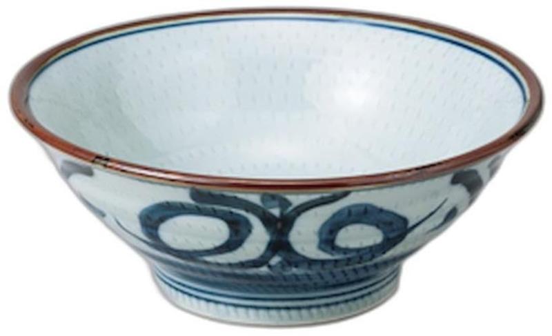 古染唐草6.5そば丼 [ 19.7 x 19.7 x 7.6cm ] | そば丼 セトモノホンポ(Setomonohonpo)