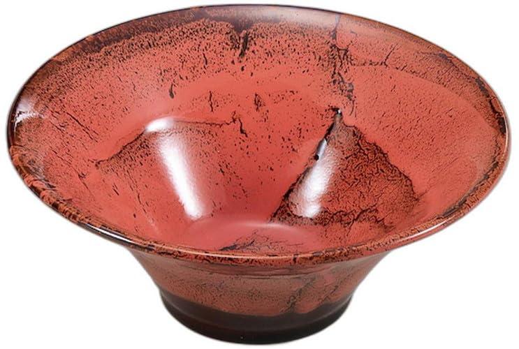 アメ釉ピンク切立反7.0丼 [ 21.7 x 21.7 x 8.8cm ] | 丼 陶器 セトモノホンポ(Setomonohonpo)