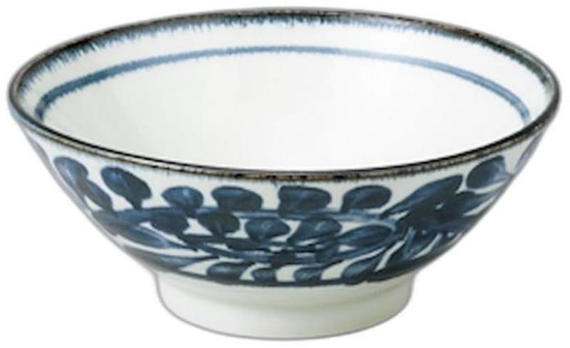 藍唐草6.5そば丼 [ 19 x 19 x 8cm ] | そば丼 セトモノホンポ(Setomonohonpo)