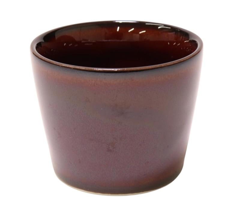 うるしブラウンそば千代口 [ 7.8 x 7.8 x 6.3cm 180cc ] | そばちょこ セトモノホンポ(Setomonohonpo)