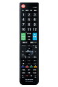 エレコム リモコン テレビ 汎用 (12メーカー) パナソニック/日立/シャープ/東芝/ソニー/三菱/LG/ハイセンス/アイワ/アズマ/オリオン/フナイ 【設定番号を入力するだけですぐに使える】 動画配