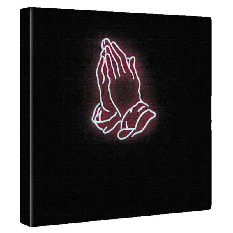 手 光 アートパネル 15cm × 15cm Sサイズ 日本製 ポスター おしゃれ インテリア 模...