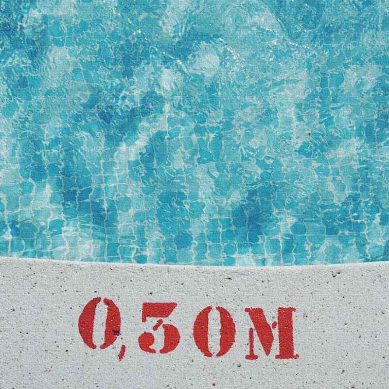 プール ブルー アートパネル 30cm × 30cm 日本製 ポスター おしゃれ インテリア 模様替え リビング 内装 自然 風景 写真 ファブリックパネル poht-1805-30