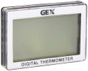 ジェックス GEX AQUA HEATER コードレスデジタル水温計 ワイド 見やすい大画面ディスプレイ 貼るだけ簡単 測定範囲15~35℃ 観賞魚用水温計