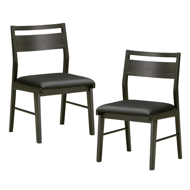 関家具(Sekikagu) 大川家具 ダイニングチェア ブラウン 座面高：43 (cm) 2脚入り レイド 208816