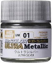 GSI クレオス(GSI Creos) GSIクレオス Mr.カラー ウルトラメタリック ウルトラシルバー 10ml 模型用塗料 UM01