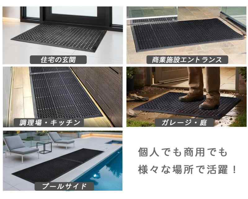 ［パノス］ 有孔ゴムマット 泥除け 滑り止め 雪除け 屋外用/ラバーマット