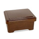 J-kitchens 土用の丑の日 鰻重箱 うな重 重箱 ミニ丼重 梨地内朱塗 鰻 (うなぎ) 重箱 14cm ×12.1cm ×7.3cm 日本製 (90)