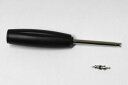 バルブコアの締めすぎ防止 0.36N.m トルクコントロール 虫回し ドライバー VT-30 バルブコア1個付き