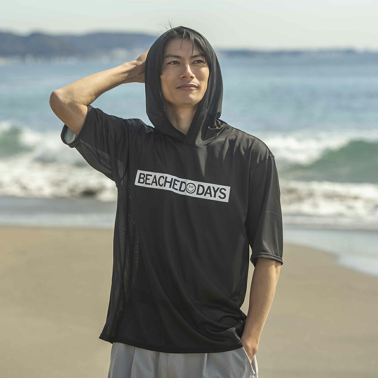 サーフ メッシュ フーディー COOLMAX クールマックス ビーチドデイズ 公式 BEACHEDD