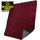 チェッカーブランケット ビーチドデイズ 公式 BEACHED DAYS Checker Blanket ラグ ブランケット アウトドア キャンプ 膝かけ 大判 フリース素材 防寒 車中泊 シート バッファローチェック グッズ