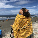 マイクロファイバー タオル ビーチドデイズ 公式 BEACHED DAYS Microfiber Towel ビーチタオル サーフィン 大判 速乾 砂がつかない おしゃれ かわいい バスタオル 海水浴 プール アウトドア キャンプ 吸水タオル 速乾性タオル 軽量 グッズ 2