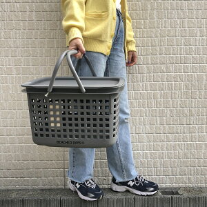 スタッキング バスケット Medium ビーチドデイズ 公式 BEACHED DAYS Stacking Basket ふた付き カゴ かご ボックス プラスチック 積み重ね 重ねる 収納 サーフィン キャンプ アウトドア グッズ 日本製