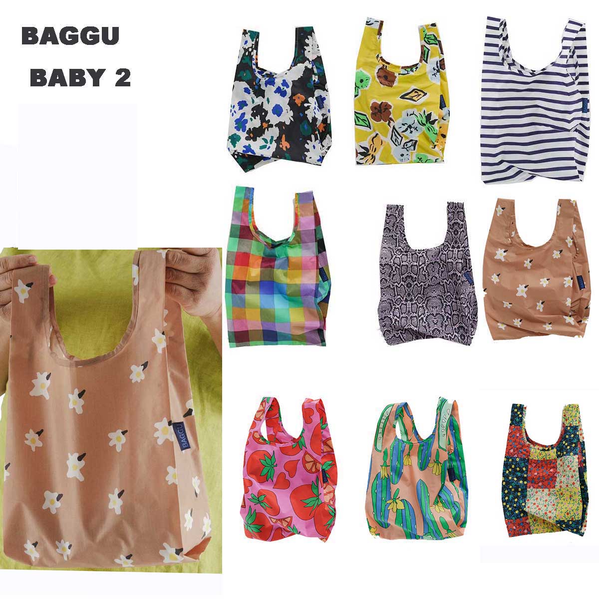 BAGGU エコバック　Baby Baggu2ナイロントート