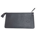 【送料無料】【あす楽】IL BISONTE(イルビゾンテ) SCA068 ユニセックス マルチポケット PI0005 GRAIN CALF LEATHER レザー BK255 BLACK