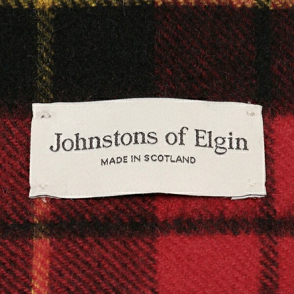 【あす楽】【送料無料】　Johnstons of Elgin（ジョンストンズオブエルガン）WA000016　180cmX25cm　カシミア100％マフラー　スカーフ　最高級品　ユニセックス　KU009900　Wallace　ウォレス　レッドタータンチェック　贈り物　プレゼント