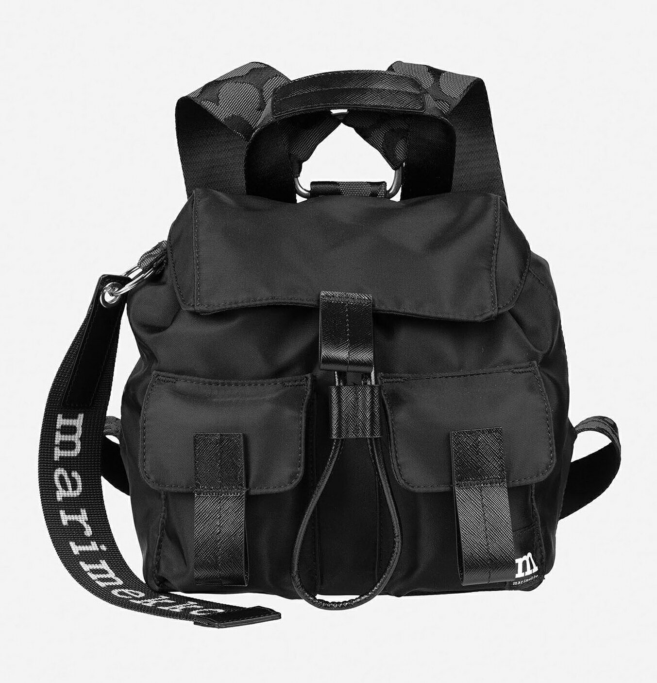 marimekko（マリメッコ）091199 Everything Backpack S Solid エブリシング バックパック ソリッド Sサイズ 009 ブラック ミニサイズ