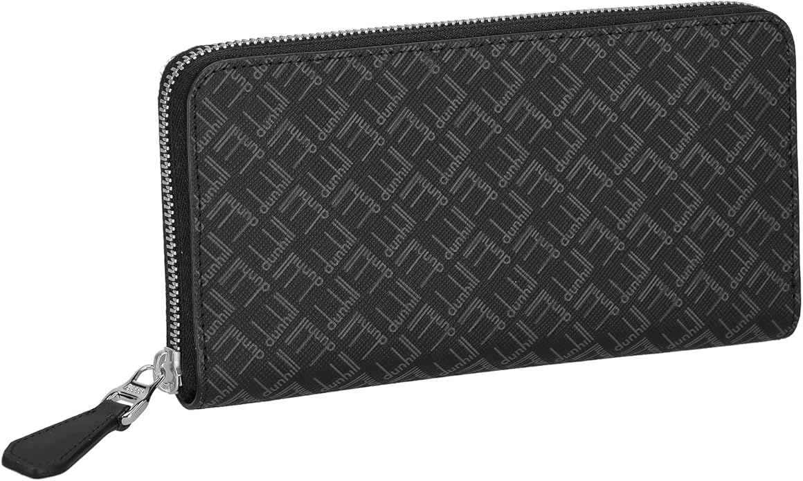 dunhill（ダンヒル）DU21R2180LT Signature シグネチャーライン Zip Around Long Wallet ジップアラウンドロングウォレット 001R ブラック