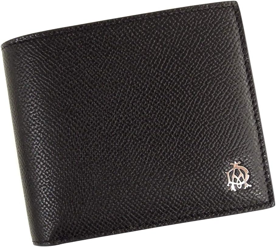 dunhill DUL2AC32A CADOGAN 4CC & Coin Purse Billfold カードスロット4 コインポケット付き二つ折り財布 001R Black