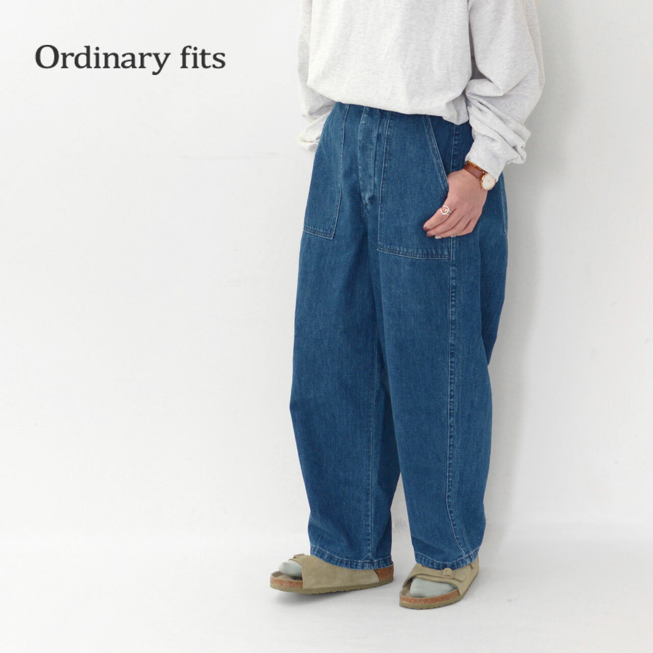 ordinary fits オーディナリーフィッツ JAMES PANTS used OF-P045 ジェームスパンツ デニムパンツ LADY 039 S 2024SS