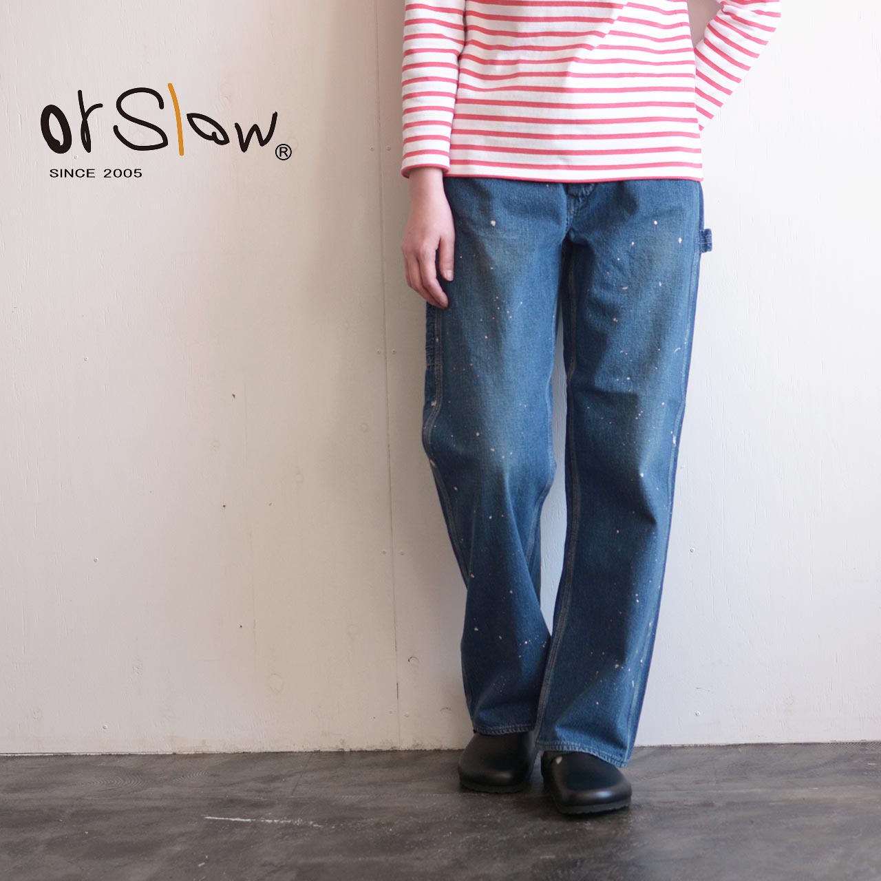 orslow  PAINTER PANTS   ペインターパンツ デニムユーズド ・ペンキダメージ・MEN'S/LADY'S 