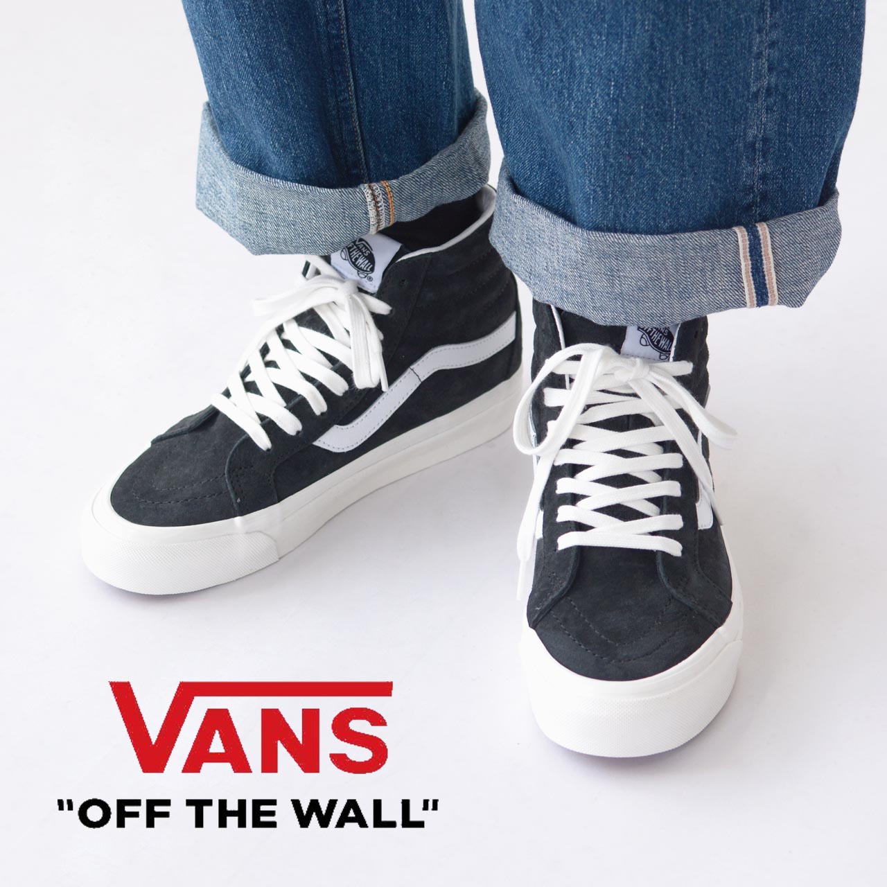 VANS  Sk8-Hi 38 Dx / Pig Suede Caviar  スケートハイ・スニーカー・ハイカットスニーカー・スケボー MEN'S/LADY'S 