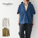 【SALE 20 OFF】Gymphlex ジムフレックス M B.D. SHIRT S/S GY-B0157BIT コットンツイル ボタンダウン半袖シャツ ドロップショルダーシャツ 半袖シャツ ルーズフィット コットンシャツ MEN 039 S 2023SS