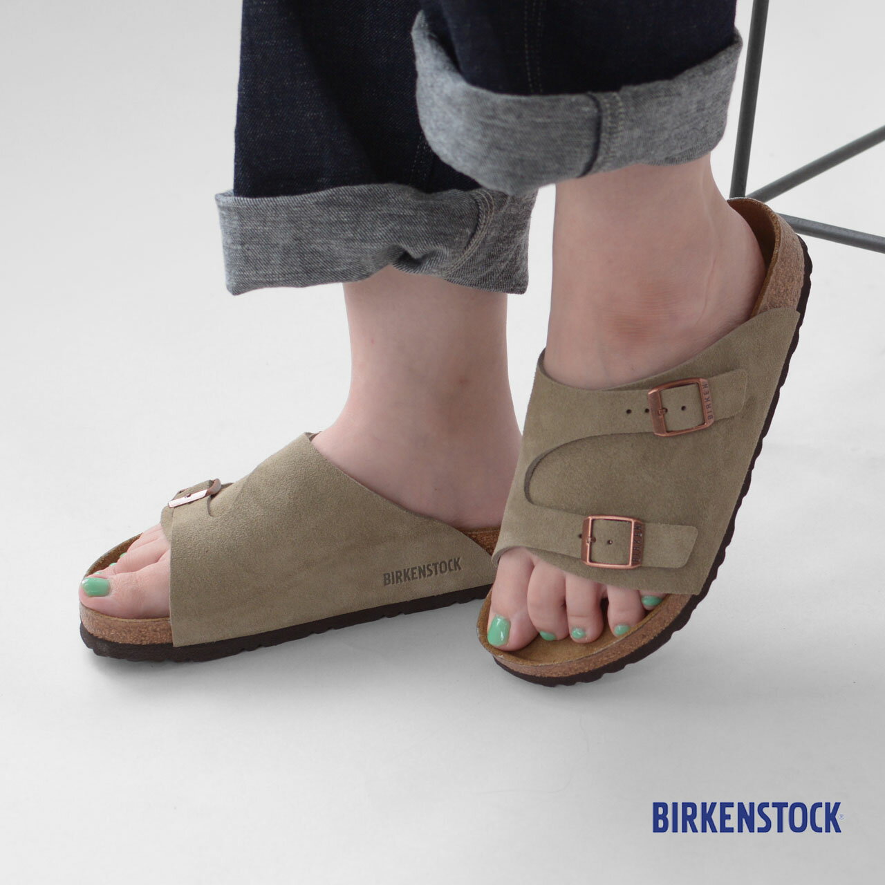 BIRKENSTOCK Zurich VL / RegularI  チューリッヒ/ベロア/横幅レギュラー・スエードレザー本革・コンフォートサンダル・レザーサンダル・MEN'S / LADY'S 