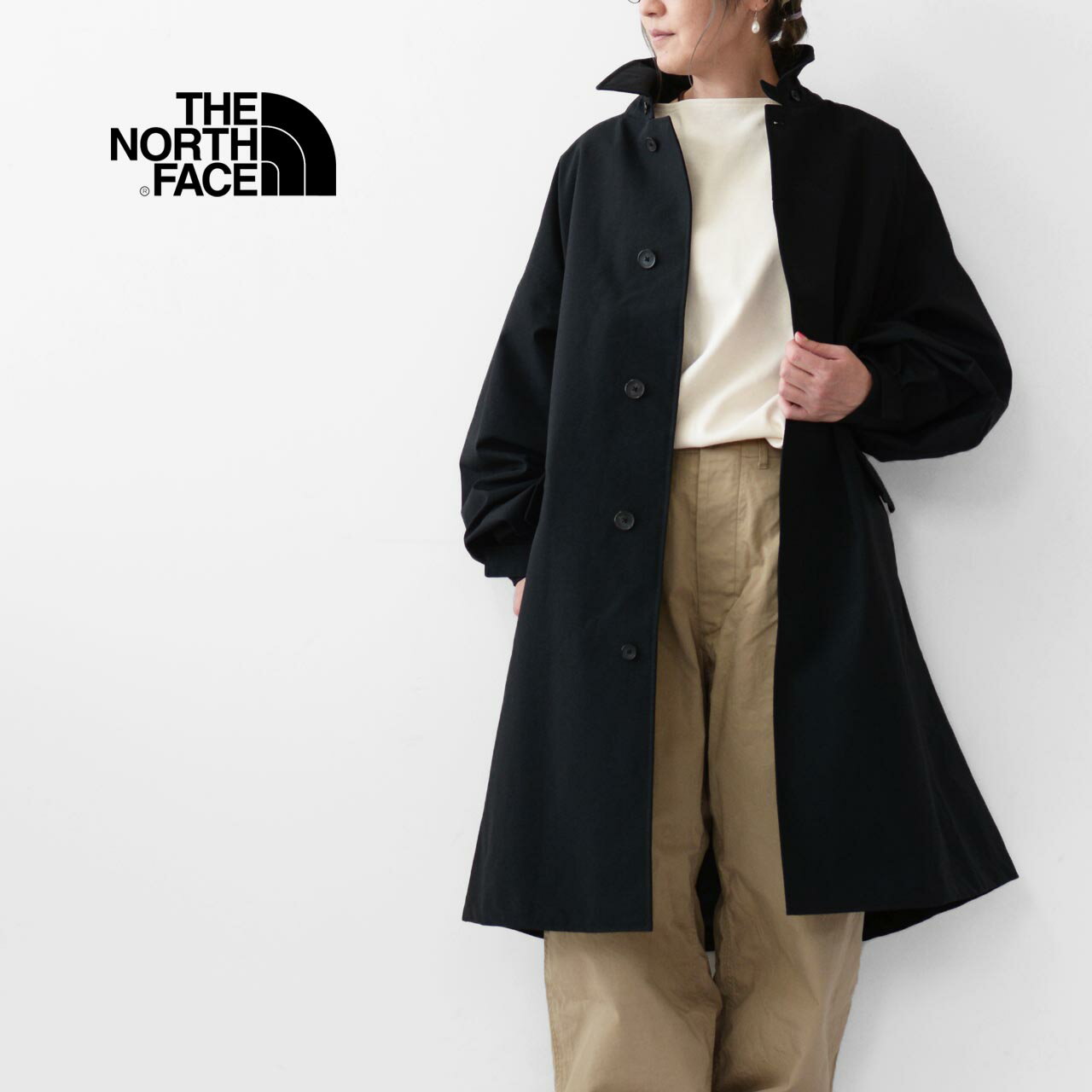 THE NORTH FACE [ザ・ノース・フェイス正規代理店] Compilation Over Coat [NP62361] コンピレーションオーバーコート（ユニセックス）モノトーンコーデ・GORE-TEXコート・ゴアテックス・オーバーサイズコート・きれい目コート・MEN'S/LADY'S [2024AW]のサムネイル