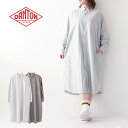 DANTON  W COOLMAX OXFORD B.D SHIRT DRESS-DESIGN-  クールマックスボタンダウンシャツドレス・シャツドレス・シャツワンピース・ギンガムチェック・ストライプ・LADY'S 