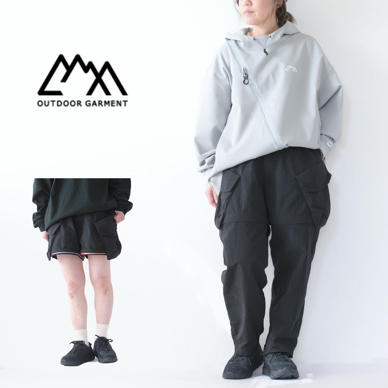 CMF OUTDOOR GARMENT [コムフィアウトドアガーメント] PREFUSE PANTS DETACHABLE [CMF2401-P04C] プレフューズ パンツ デタッチャブル・カーゴパンツ・新型・撥水ナイロン・着脱・MEN S / LADY…