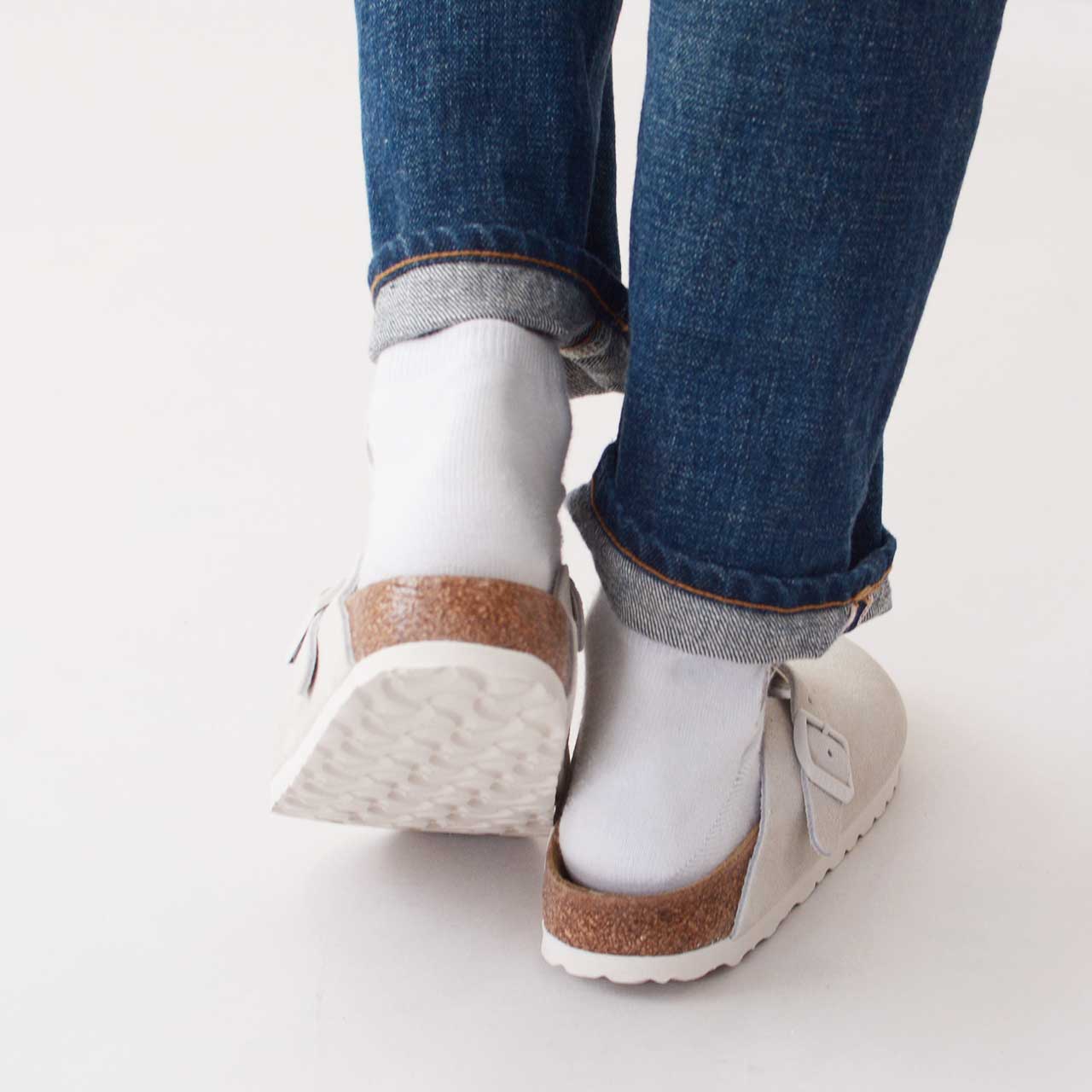 BIRKENSTOCK [ビルケンシュトック正規販売店] Boston VL -Narrow- 幅狭 [1024740] ボストン スエードレザー・ベロア・【ワイズ ナロータイプ】 LADY'S [2024SS]