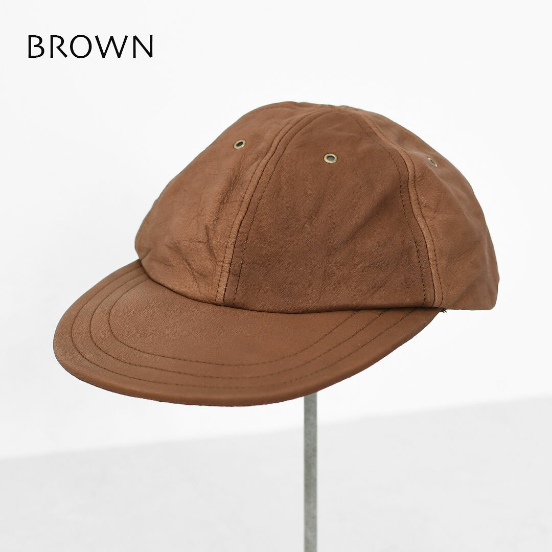 【SALE 30%OFF】DECHO [デコー] LEATHER 6 PANEL CAP [9-6AD25] レザー6パネルキャ...