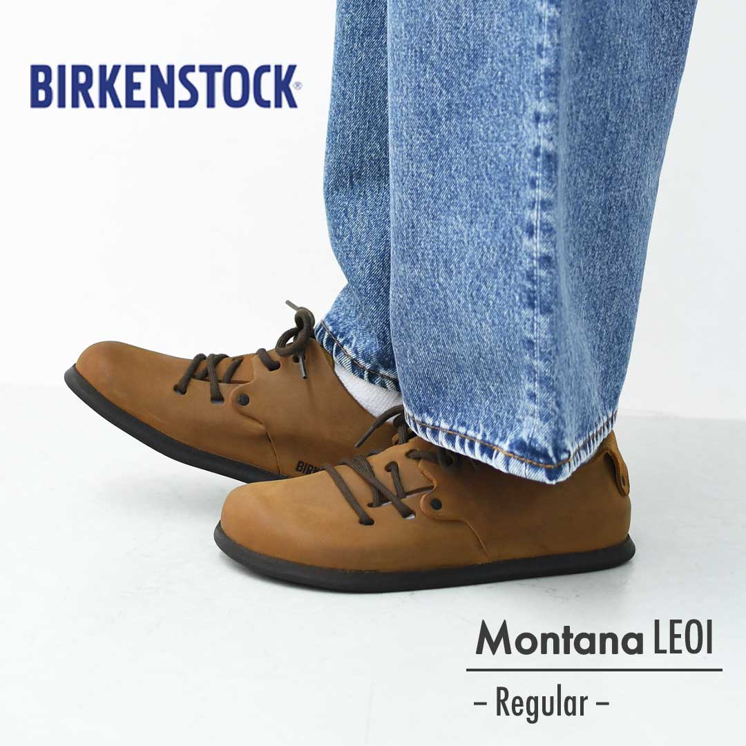 【SALE 20%OFF】BIRKENSTOCK [ビルケンシュトック正規販売店] Montana LEOI -Regular 幅広 [1004850/Cuoio] モンタナ・オイルドナチュラルレザー - キャメル・Cuoio・ポルトガル製・フットヘッド 
