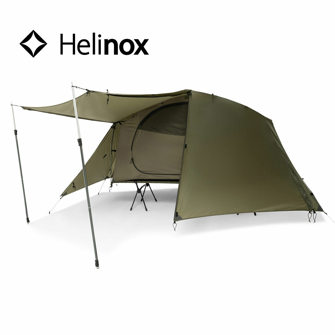 ＊メーカー希望小売価格はメーカー商品タグに基づいて掲載しています。 詳しくはこちらのリンクから詳細をご覧ください。HELINOX [ヘリノックス] タクティカル コットテントソロ フライ[19756020] HELINOX ヘリノックス タクティカル コットテントソロ フライは、タクティカル コットテントソロ用のフライシートです。 タクティカル コットテントソロを単体で野外で使用する際には必須のフライシートとなります。コットテントソロのフライの前面にある2つのドアを全て巻き上げて完全に開放する事ができます。また、ドアを同時に、またはそれぞれタープポール（タープポールは付属しておりません。）等で上げることで、別途タープを用意することなく、テントのフライをオーニングなどとして活用することができます。左上部にベンチレーションを搭載する事で通気性が向上し、熱い空気がテントの上部に滞留しないようにして、悪天候や結露に備えた構造となります。 ※こちらの商品はルーフ部分のみとなり、インナーテント、コットは付属いたしません。 ※フライ単独での使用はできません。タープポールは付属しておりません。 ■SPEC■ ・使用時サイズ：W290cm×D280cm×H140cm ・収納サイズ：H57cm×D20cm×H20cm ・収納時重量：1,130g ・素材：ナイロン（Nylon Ripstop 30デニール(66) Silicon PU 1,500mm） ・ペグ：DAC ・内容：フライ本体、フライケース、ペグ（J-Stake）×6、ペグケース、ガイライン×4 ・対応モデル：コットテントソロインナーテント メッシュ、コットテントソロインナーテント ファブリック PRODUCT DETAILS 素材 シート・収納袋：ポリエステル、フレーム：アルミニウム 生産国 シート・収納袋：ベトナム、フレーム：韓国 注意 ・メーカー発表のサイズを表記しております。 ・着用、お取り扱いの際は商品についておりますアテンションタグ、洗濯ネームを必ずご確認ください。 ・ご利用のモニターによって、色調・風合いなど実際の商品との違いが生じる場合がございます。予めご了承ください。 ・セール品については、返品・交換を承っておりません。ご購入前にあらかじめご了承くださいますようお願い申し上げます。 　詳しくは、ショップメニュー内の「会社概要・決済方法・配送方法」をご覧ください。 SIZE CHART SIZE(使用時) 幅 奥行き 高さ ONE SIZE 290cm 280cm 140cm ＞refaltの寸法方法はこちらから