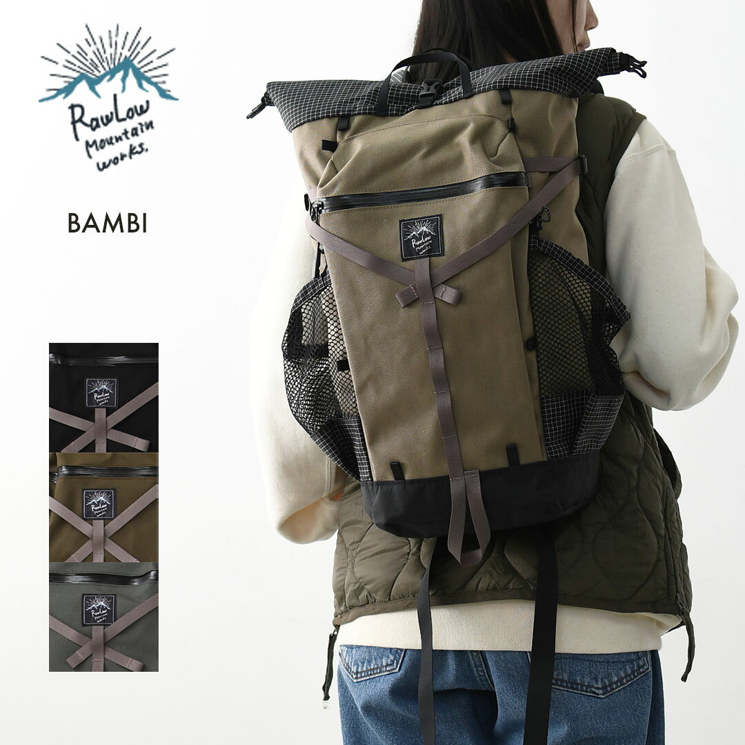Rawlow mountain works ロウロウ マウンテン ワークス BAMBI bambi バンビ デイバッグ バックパック MEN 039 S/ LADY 039 S 2026SS