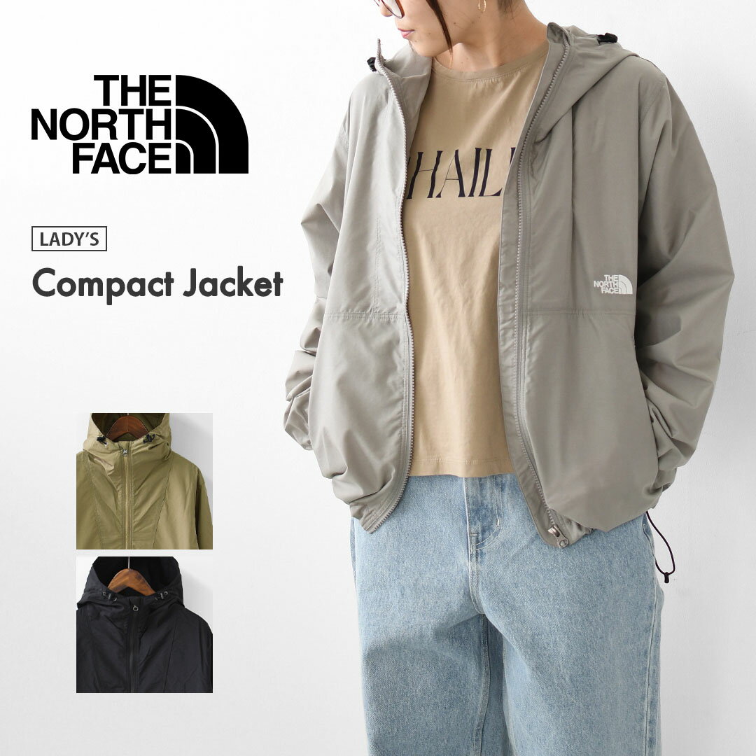 THE NORTH FACE [ザ ノースフェイス正規代理店] W's Compact Jacket [NPW72530] コンパクトジャケット（レディース）・ナイロンジャケット・アウター・シェルジャケット・コンパクト・アウトドア・軽量・撥水・LADY'S [2026SS]
