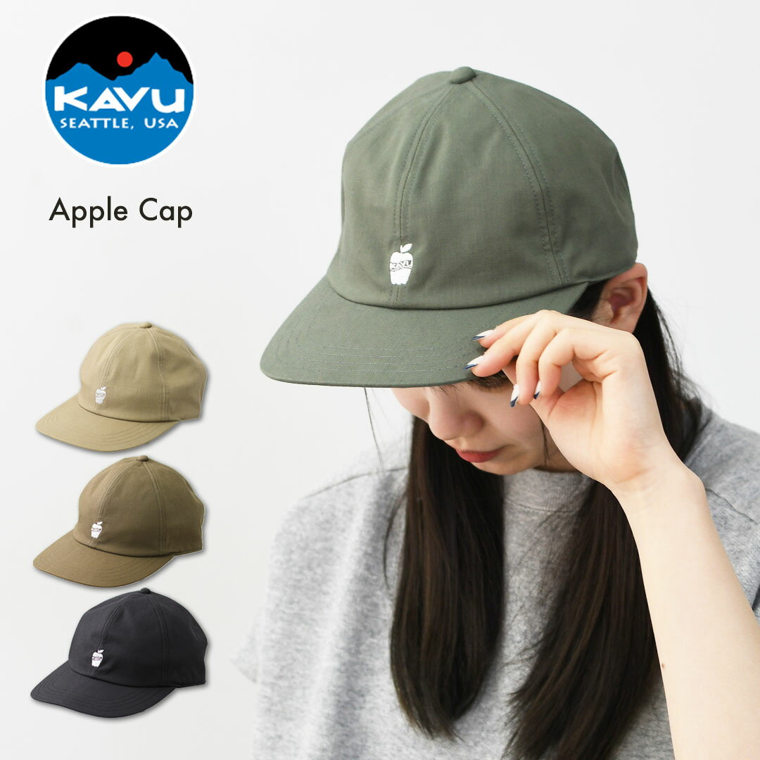 KAVU [카부] Apple Cap [19822454] 애플 캡·로고 캡·자수·면 캡·모자·캠프·아웃도어·MEN'S / LADY'S [2026SS]