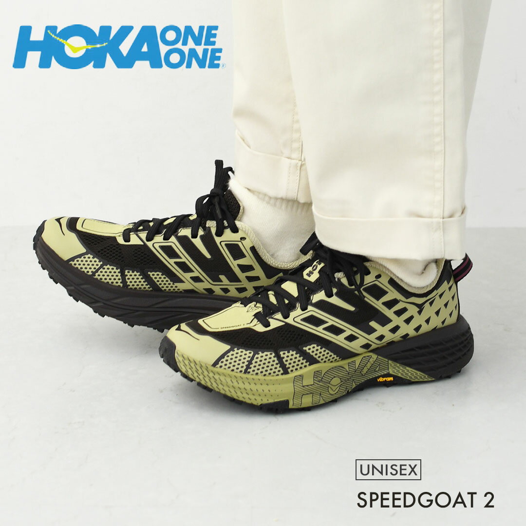 HOKA ONE ONE  U SPEEDGOAT 2  スピードゴート2/ CGRS・ タウンシューズ・ロードランニング・ クイックレース・厚底・クッション性・MEN'S / LADY'S 