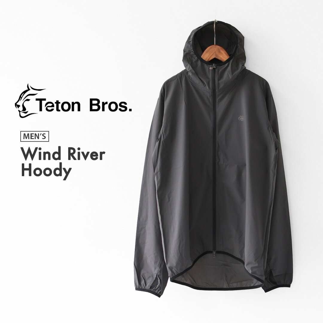 TETON BROS. Wind River Hoody [TB261-190] - Wind River Hoodie, Wind Shell Jacket, Outerwear, Nylon Fabric, Windbreaker, Mountaineering, Trekking, Zippered Pockets, Men's [2026SS]