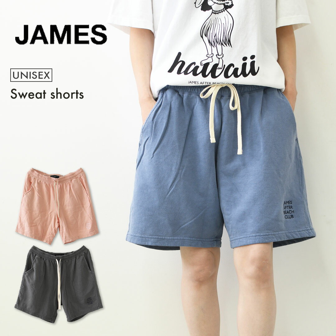 JAMES [제임스] Sweat shorts [JHP004]스웨트 쇼츠·쇼트 팬츠·라이트 웨이트·자수·이지 팬츠·원포인트 로고·캠프·아웃도어·룸웨어·MEN'S/LADY'S[2026SS]