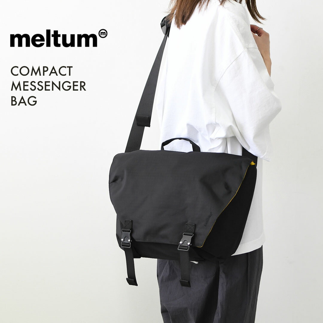 meltum  COMPACT MESSENGER BAG  コンパクトメッセンジャーバッグ・ショルダーバッグ・通勤・通学・旅行・撥水・MEN'S / LADY'S 