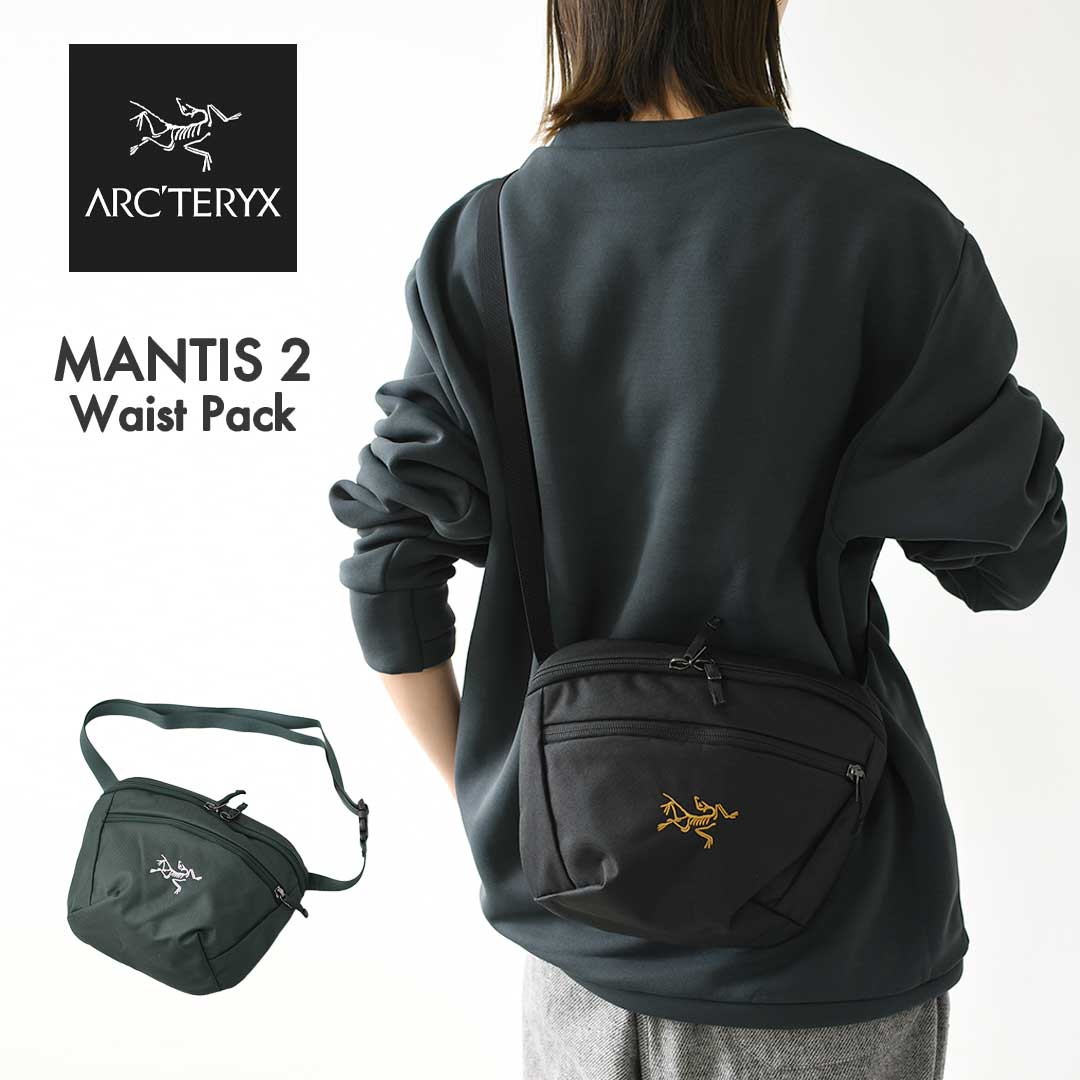 ARC'TERYX [アークテリクス正規代理店] MANTIS 2 Waist Pack [X000008973] マンティス 2 ウエストパック・mansits2・Mantis2・ボディーバック・ウエストバック・ポーチ・ショルダーバッグ・コンパクトバッグ・ MEN'S/LADY'S [2026AW]