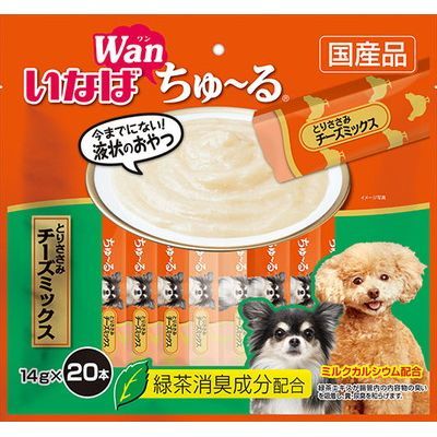 犬用ちゅーる とりささみ チーズミックス 14g×20本入