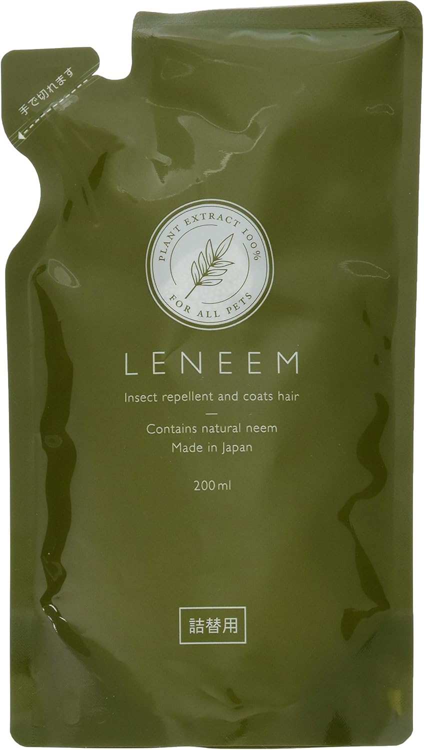 FLF(エフエルエフ) LENEEM (レニーム) ペット用 虫よけ＆毛艶スプレー詰替用200ml