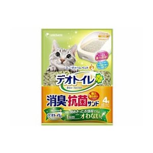 Rakuten - ユニ・チャーム デオトイレ 1週間消臭・抗菌 飛び散らない消臭・抗菌サンド 4L